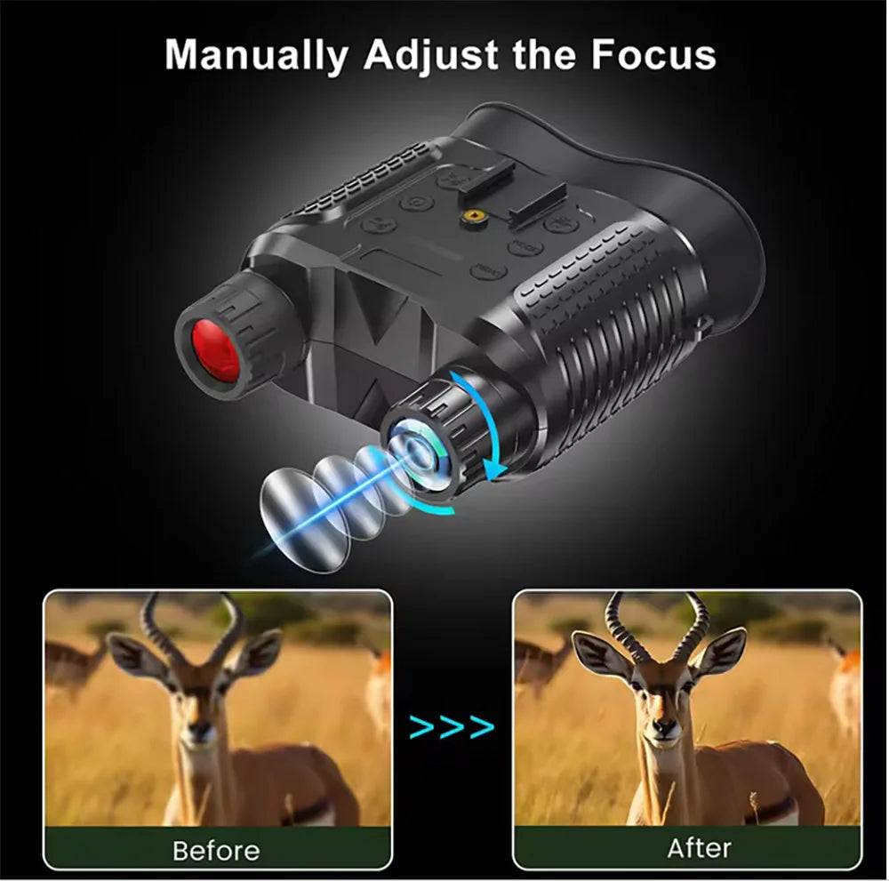 NV8160 Night Vision Binoculars Head Mounted 8X Digital Zoom