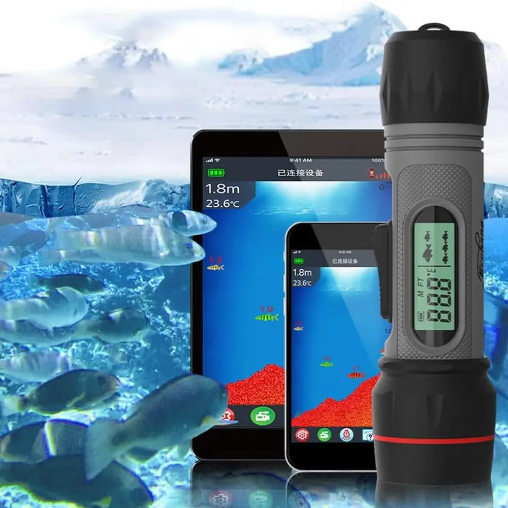 Ice Fishing Depth Finder Handheld Sonar For Water Depth Navigation