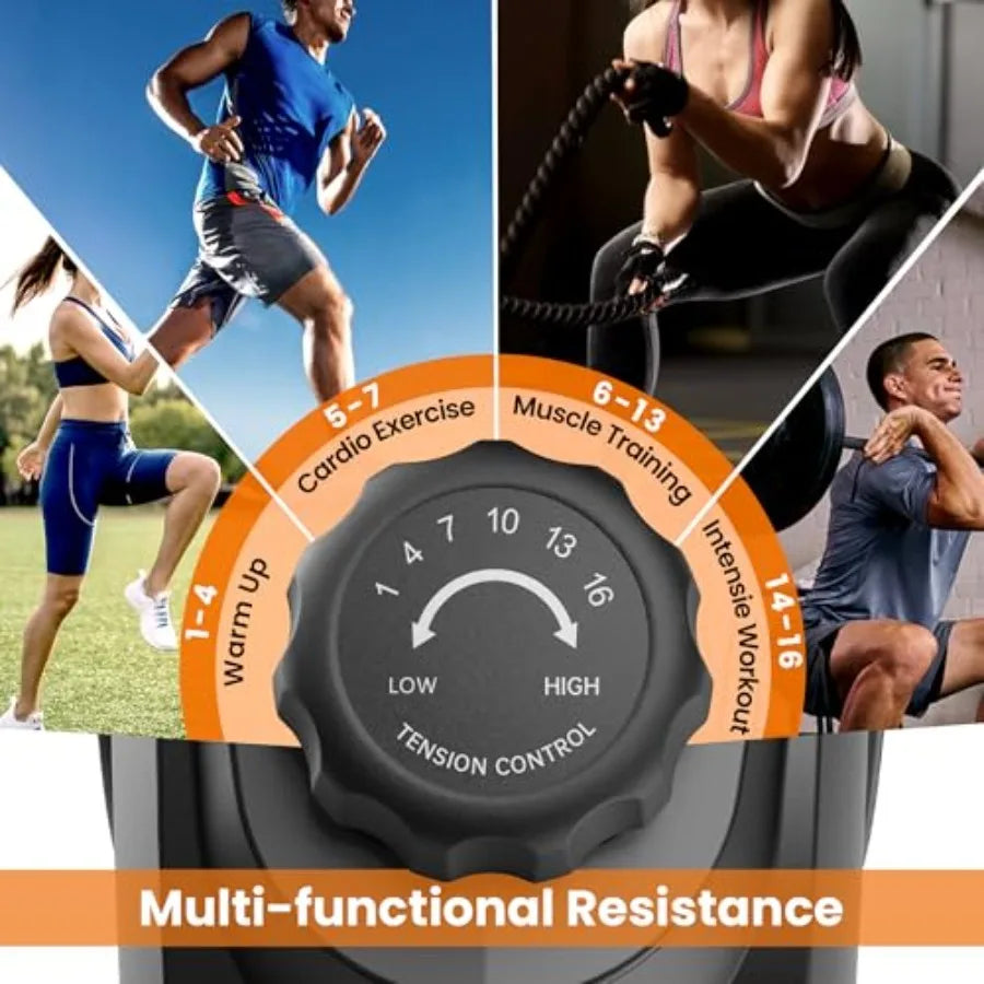 SHXI Recumbent Exercise Bike With 16-Level Resistance