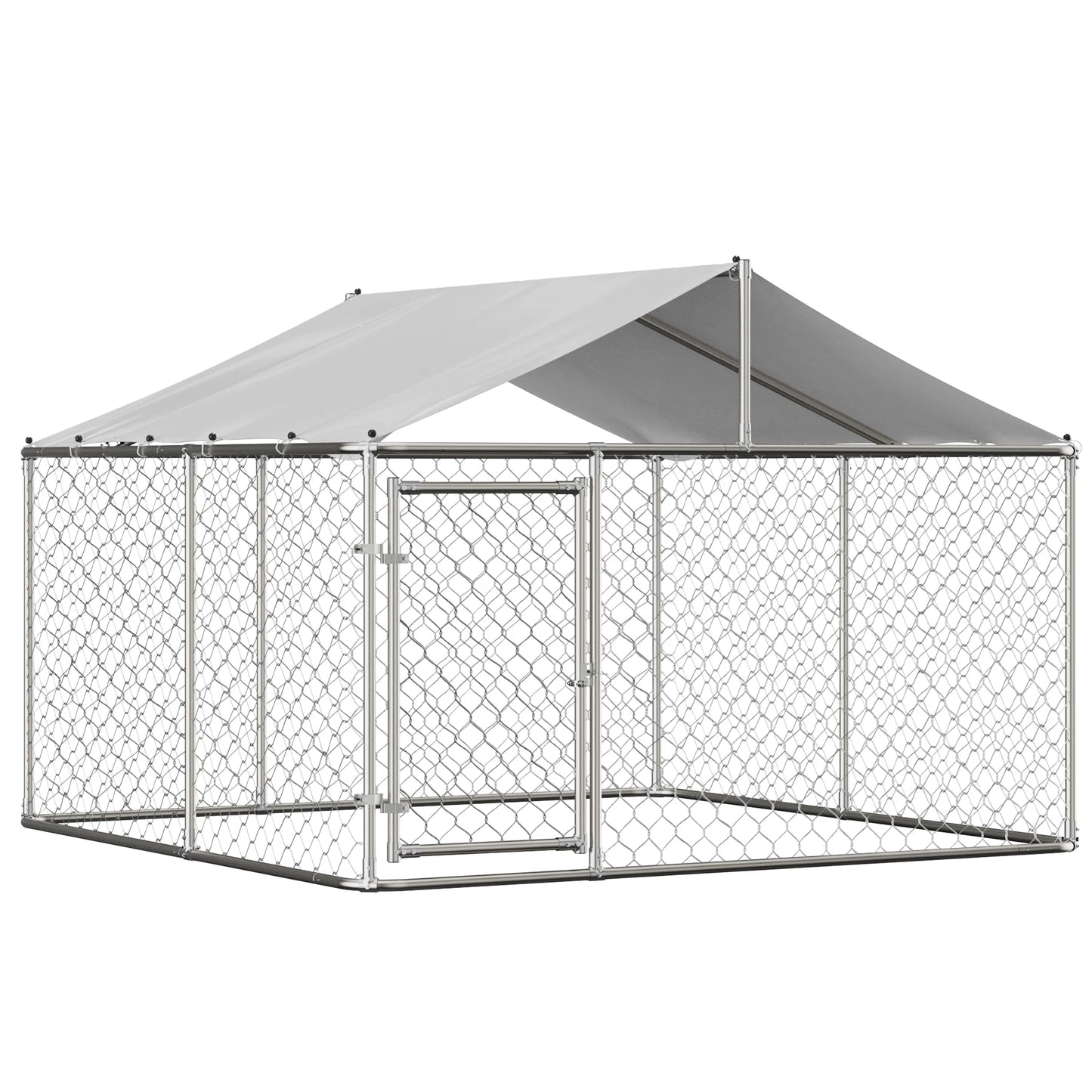 7.5x7.5 Feet Outdoor Dog Kennel Heavy Duty Shade Run