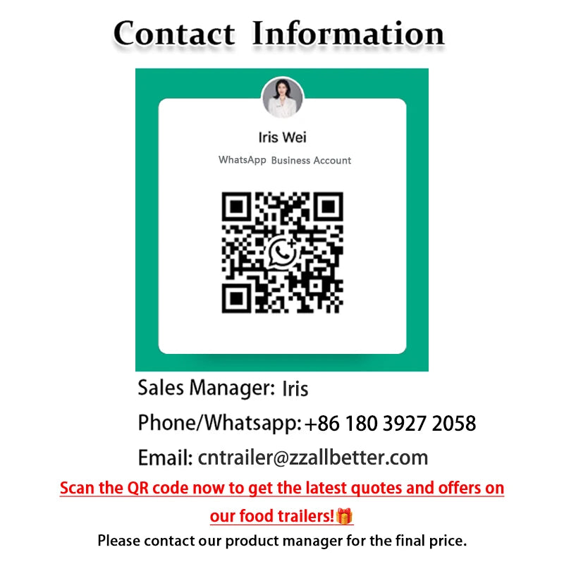 Luxury Multifunction Concession Food Trailer Coffee Vending Truck Big Mobile Food Truck Food Trailer for Street Fast Food