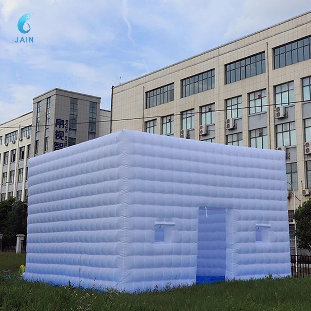 Building Inflatable Nightclub Tent With LED Lights