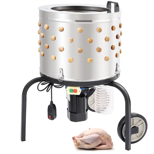 SucceBuy Chicken Plucker 20 Inch Stainless Steel Drum