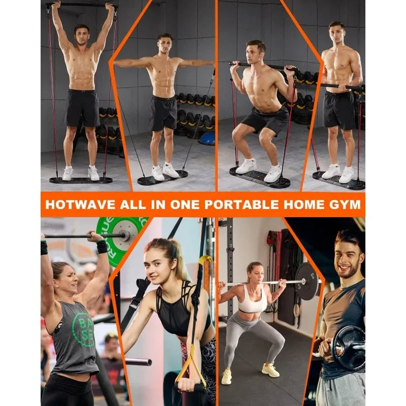 Portable Exercise Set 20 In 1 Push Up Board With Bands