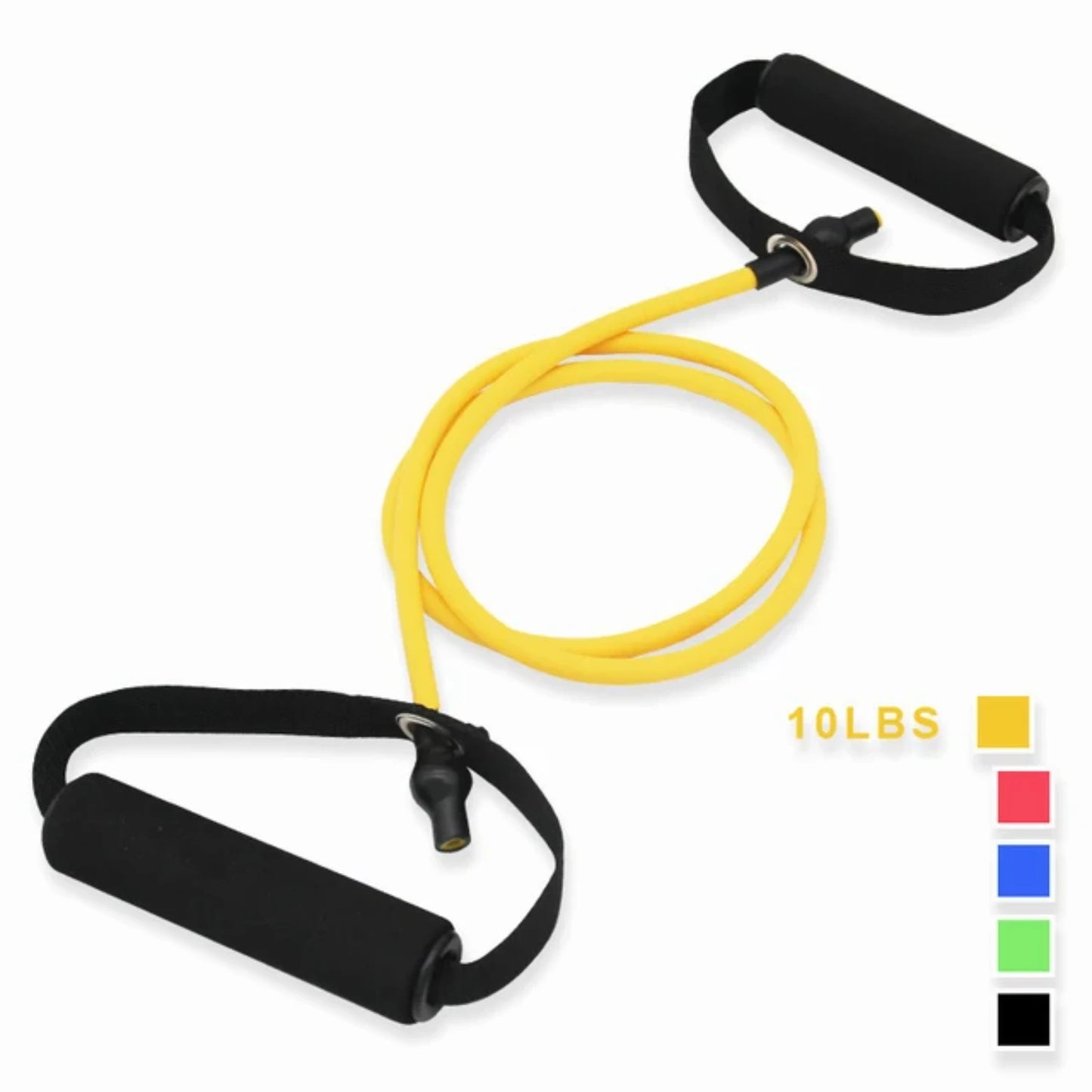 5 Levels Resistance Bands with Handles Yoga Pull Rope Elastic Fitness Exercise Tube Band   Workouts Strength Training