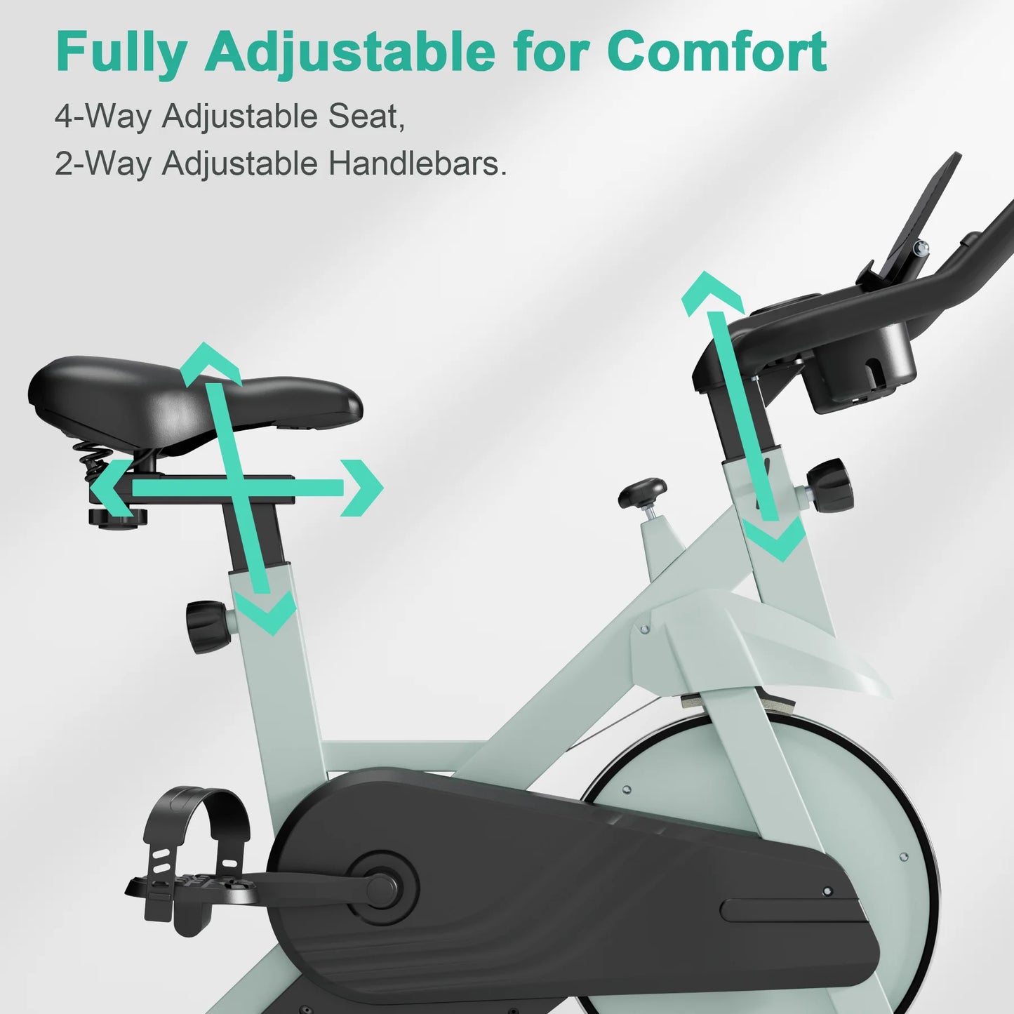 Superun 32 Level Magnetic Resistance Exercise Bike For Home Use
