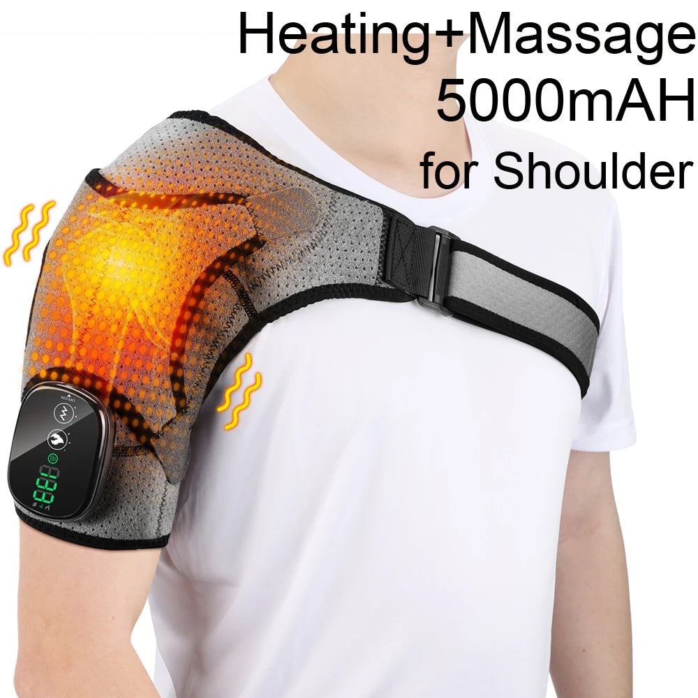 Hailicare Electric Heating Shoulder Massager Belt With Advanced Temperature Control