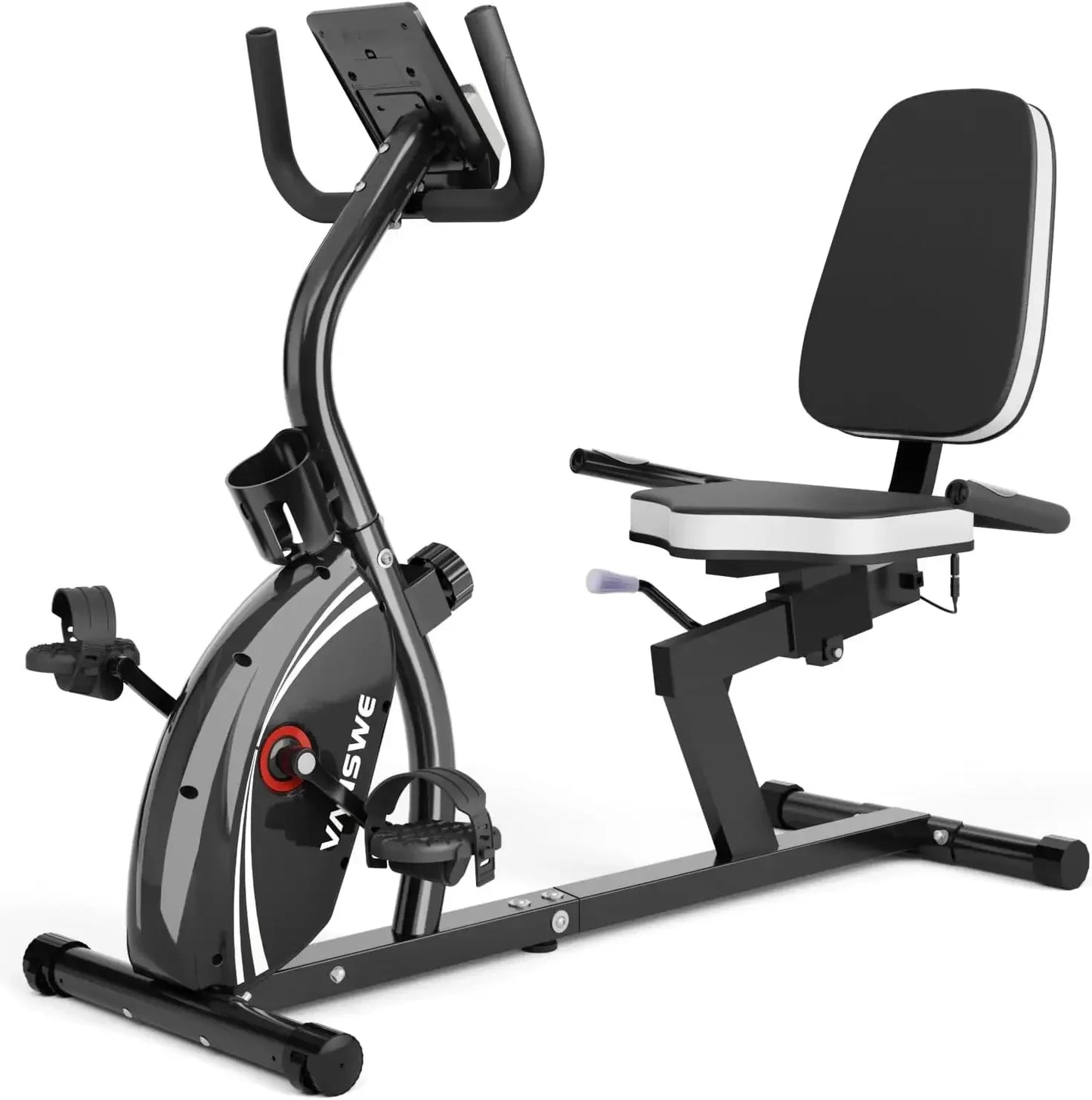 Recumbent Exercise Bike for Adults Seniors - Recumbent Bikes for Home with Magnetic Resistance Bluetooth and App Connectivity
