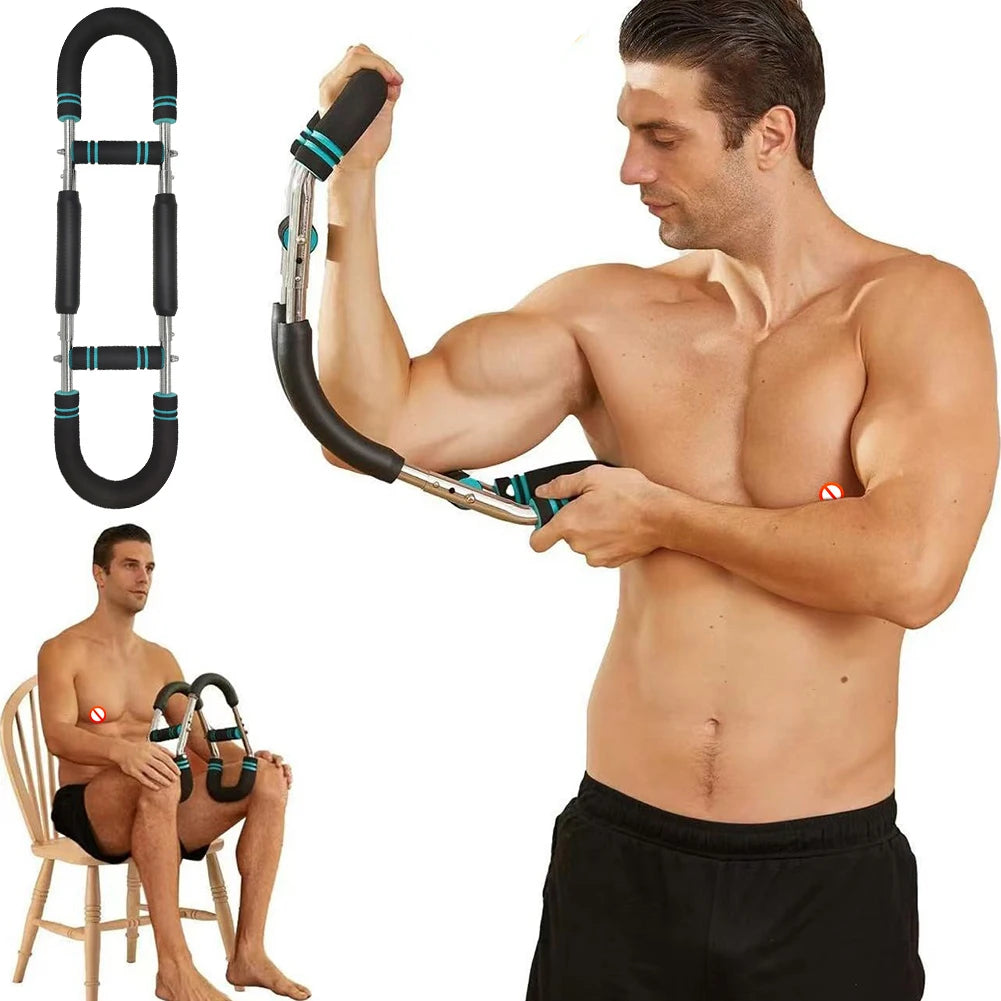 Twister Arm Trainer Adjustable Chest Workout Equipment U-Shaped Twister Arm Exerciser Spring Resistance Home Fitness Equipment