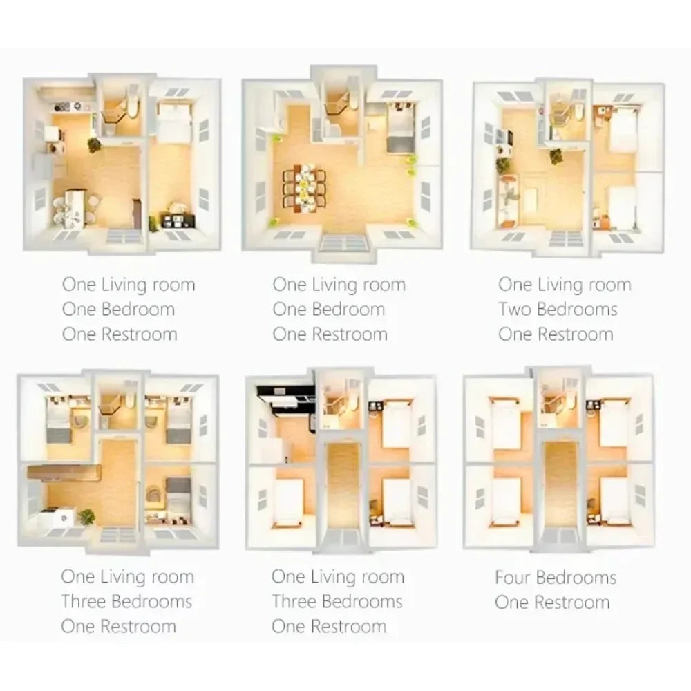 20FT Prefabricated House Expandable Container Home Luxury Modular Tiny House Mobile Folding Prefab Cabin For Living Office