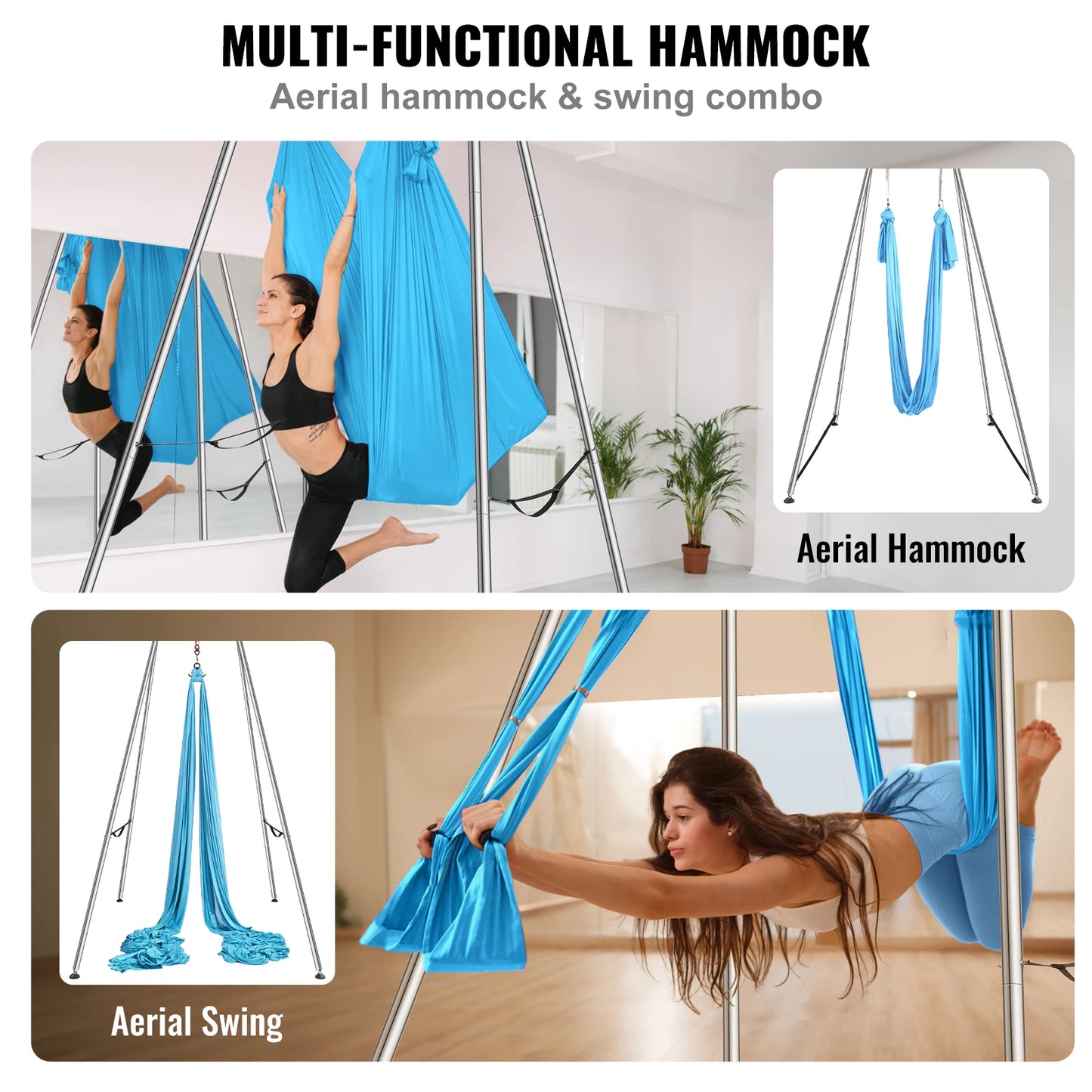 SucceBuy Aerial Yoga Frame and Hammock Stand Rig Pro
