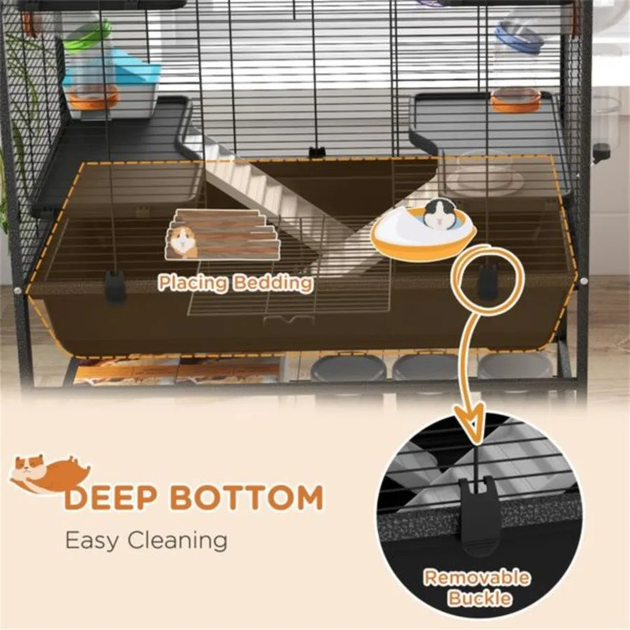 Hamster Cage SwishipShip Plastic Non Toxic Small Animal Habitat