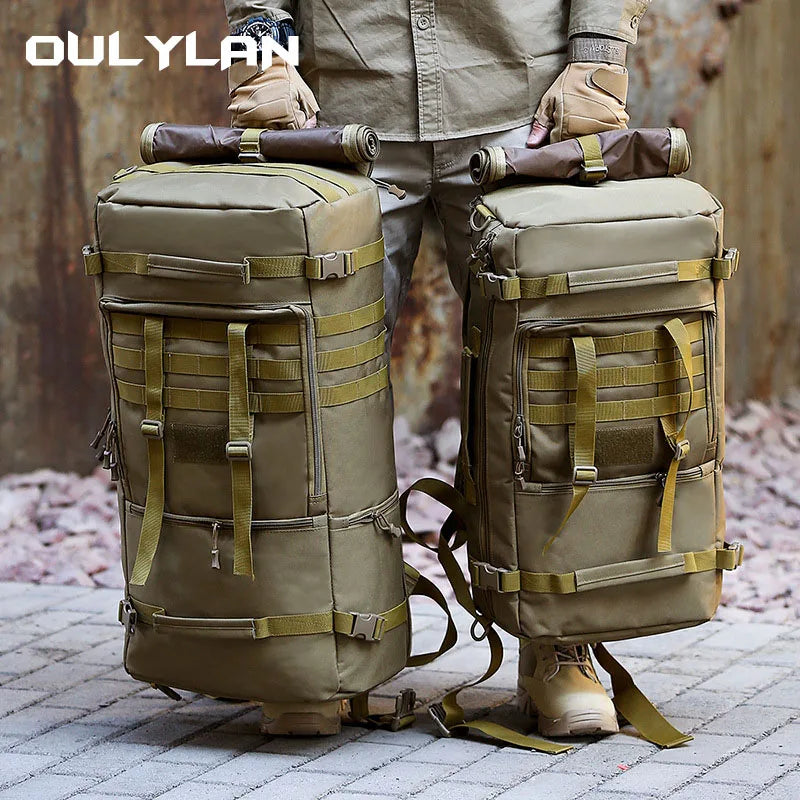 65L Tactical Backpack for Men Outdoor Travel and Hunting Gear