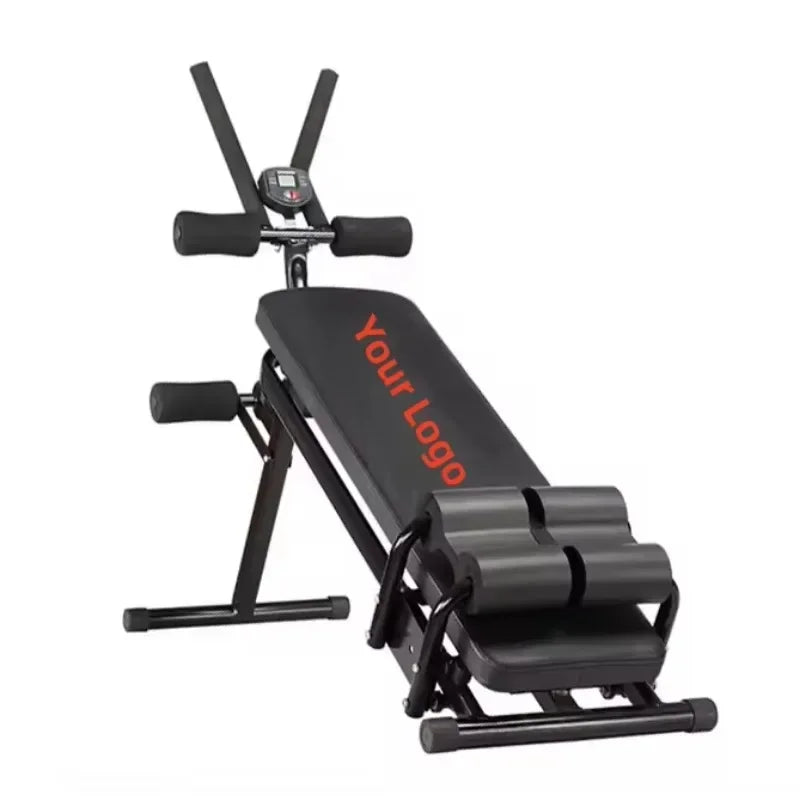 Foldable AB Fitness Machine Multifunctional Fitness Equipment Adjustable Sit Ups Bench Home