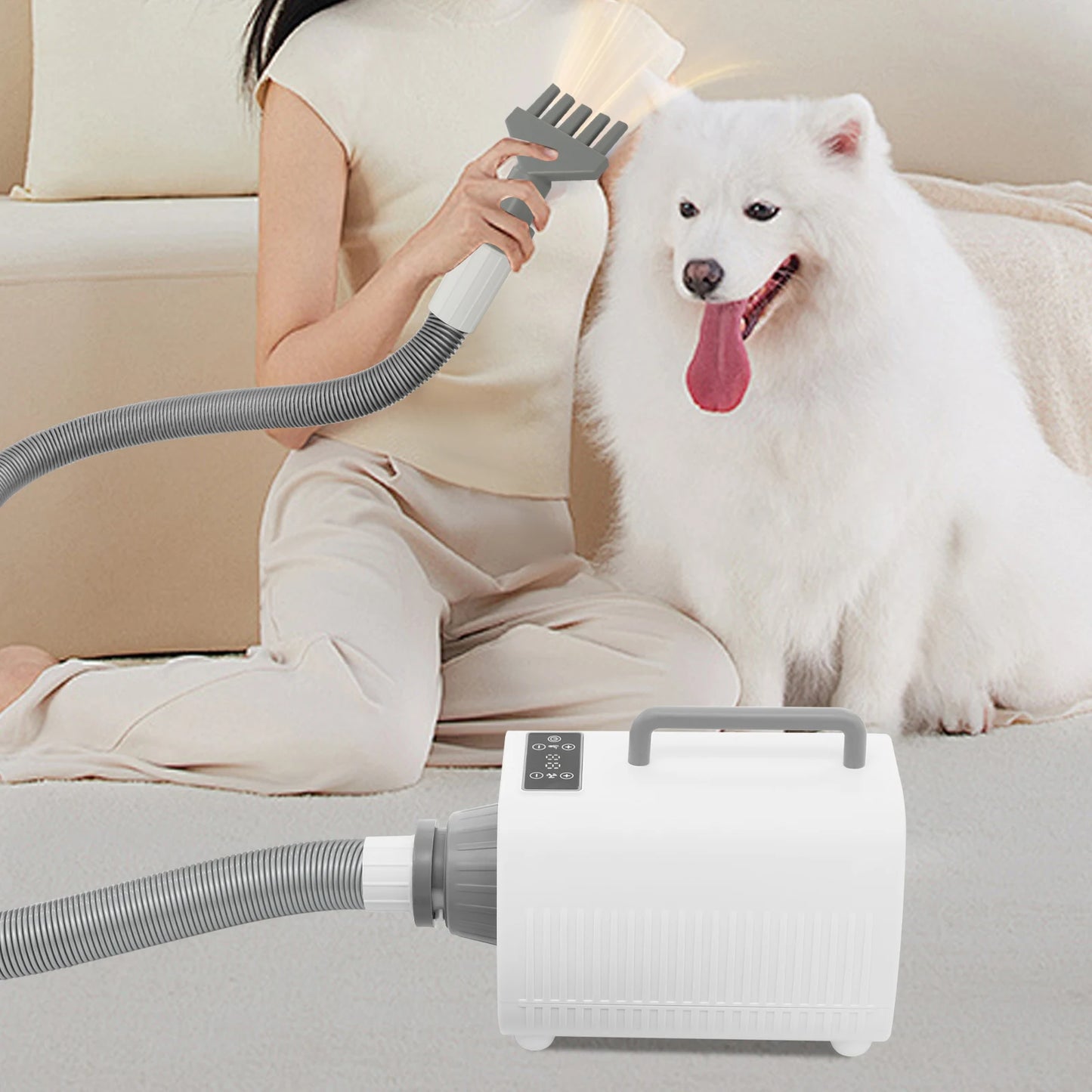 Pet Hair Dryer High Power Dog Grooming Blow Dryer Portable Pet Grooming Dryer Quick Blowing