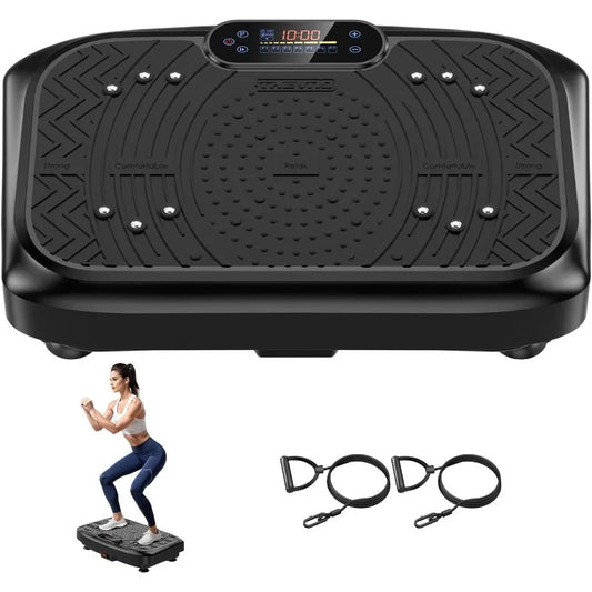 Vibration Plate Exercise Machine Adjustable Speeds Body Shaking Lymphatic Drainage Fitness Weight Loss