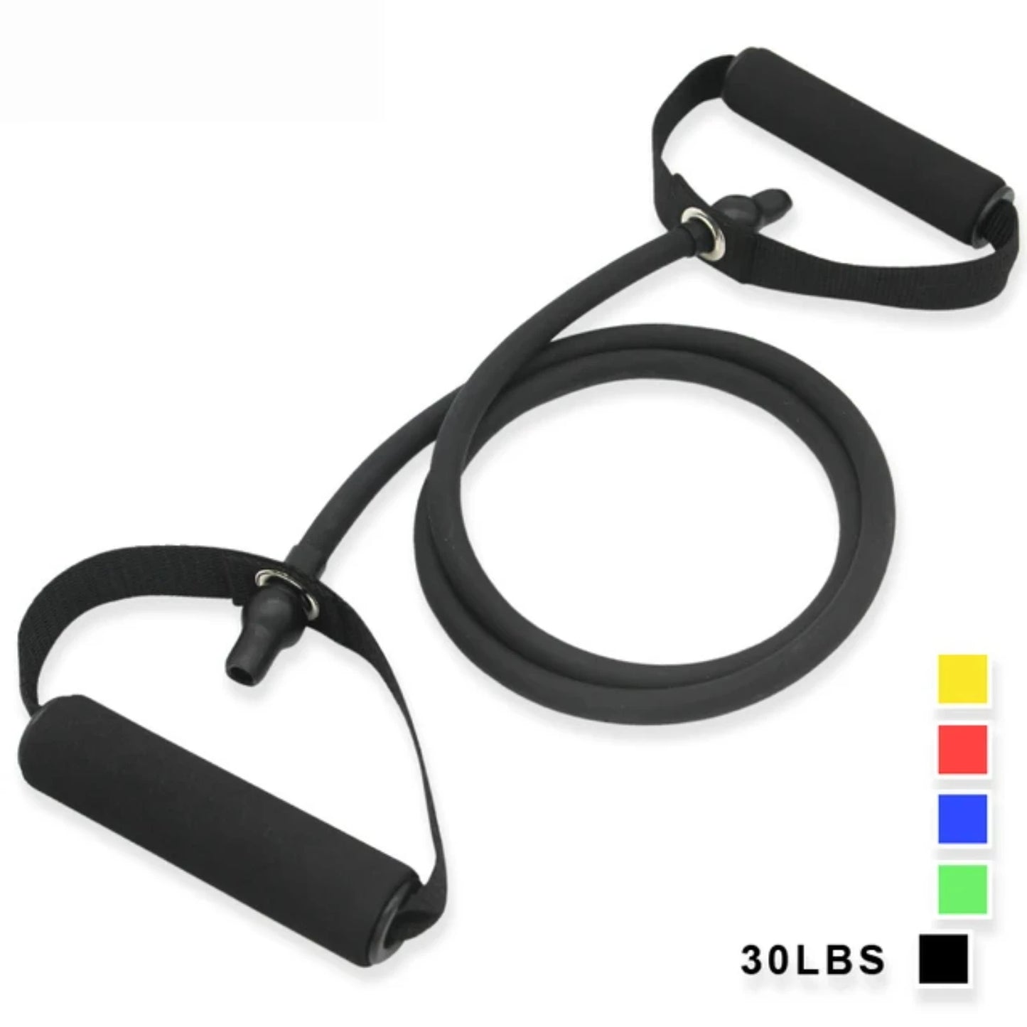 5 Levels Resistance Bands with Handles Yoga Pull Rope Elastic Fitness Exercise Tube Band   Workouts Strength Training