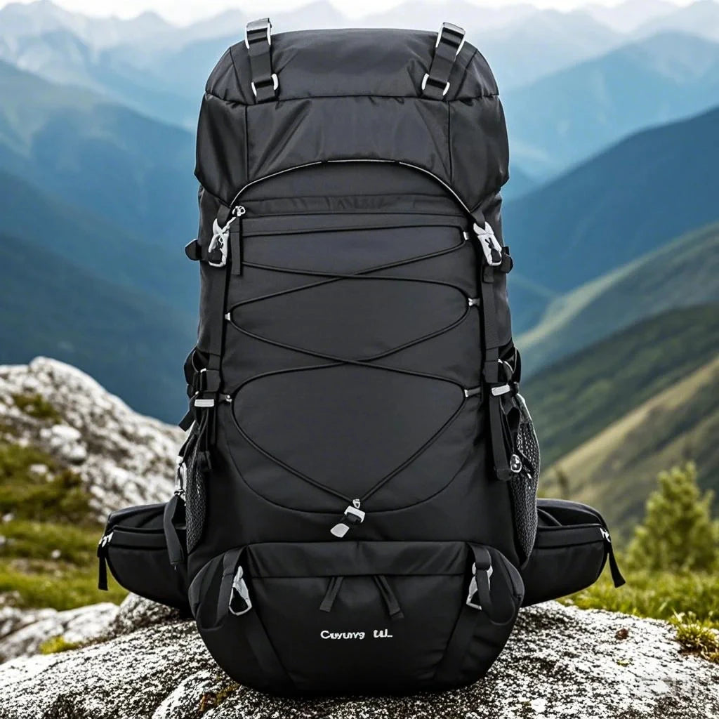 Men's 50L Waterproof Hiking Backpack for Camping and Trekking