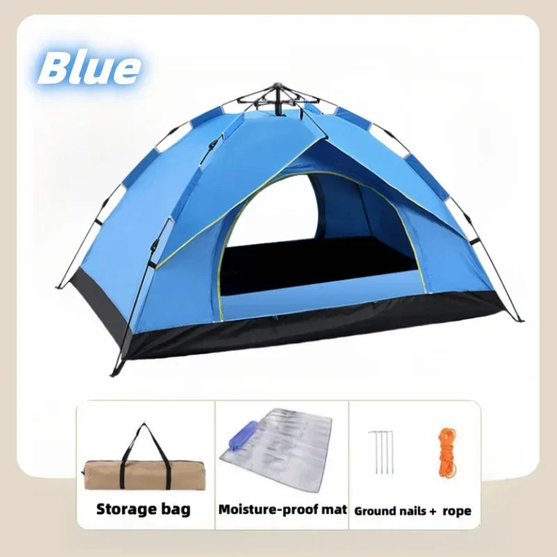 Waterproof Camping Tent For 2 3 Person One Touch Ultralight