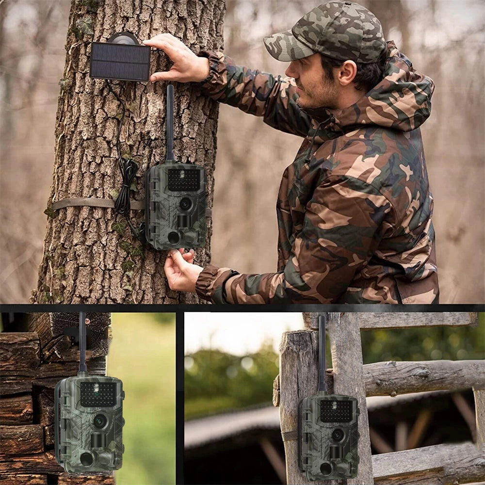 30MP 2K 4G Outdoor Infrared Hunting Camera With App Control