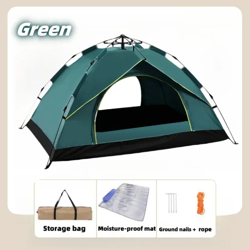Waterproof Camping Tent For 2 3 Person One Touch Ultralight