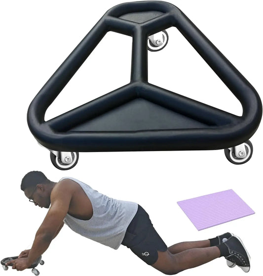 Ab Roller Wheel for Core Workout Extra Wide Ab Exercise Equipment for Home Gym Fitness Roller Stable and Quiet