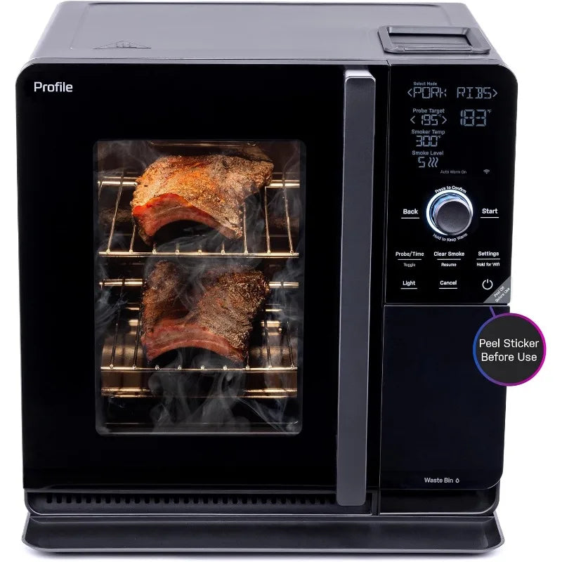 Smart Indoor Pellet Smoker With Active Smoke Filtration And WiFi