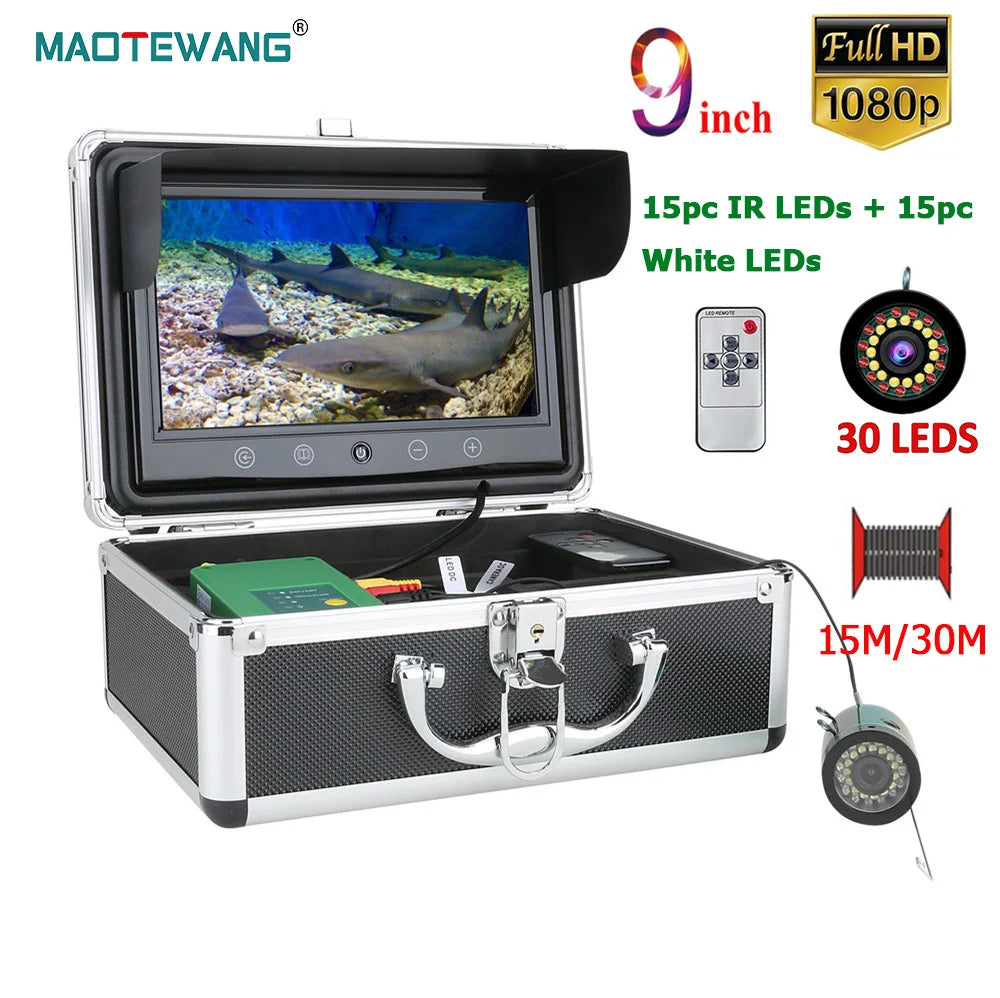 MAOTEWANG 1080P HD Underwater Fishing Camera With LEDs And IR Lights