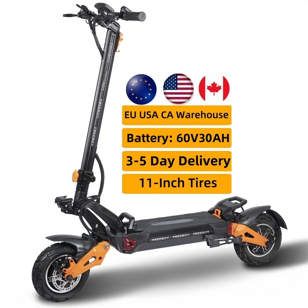 6000W Dual Motor Electric Scooter H9 For Adults