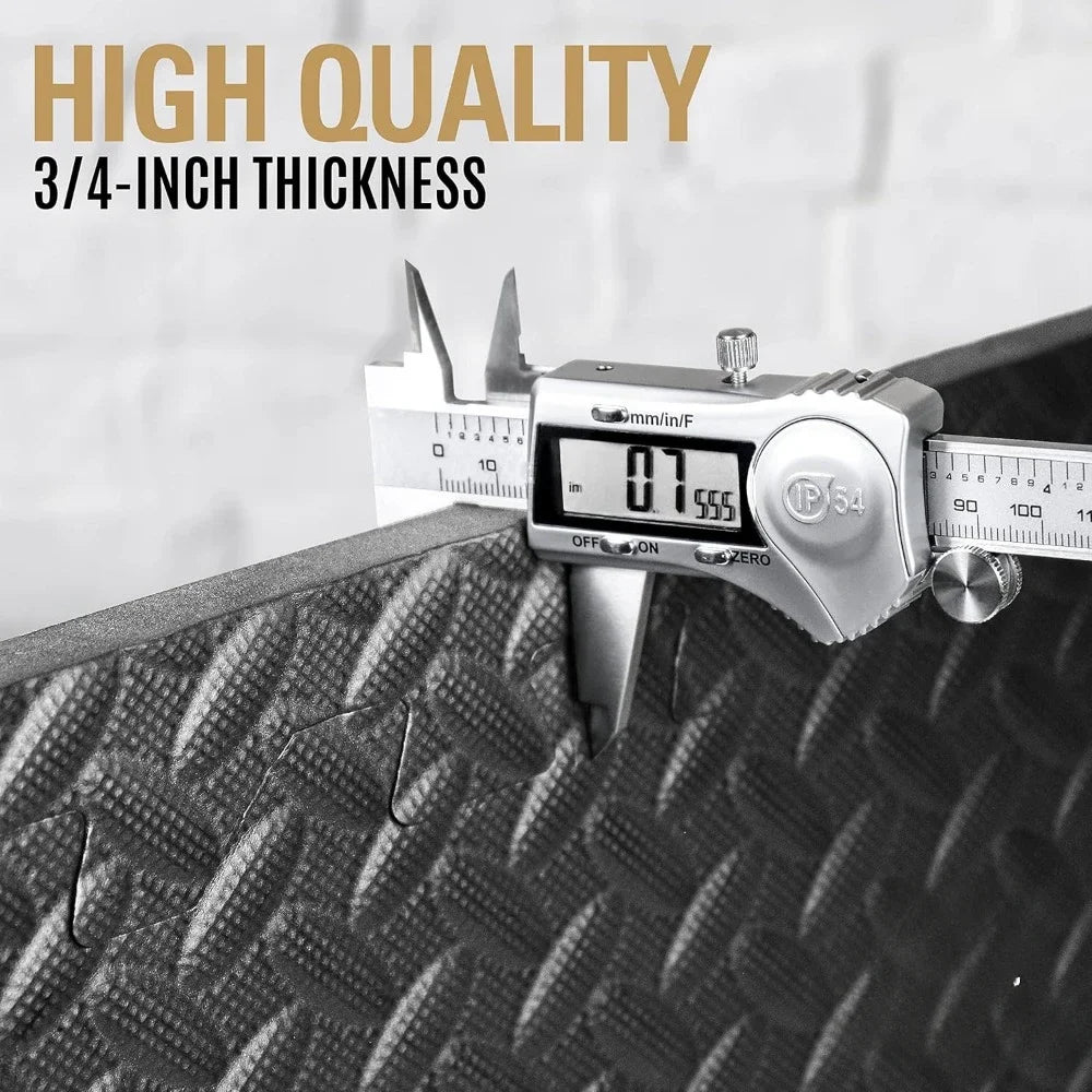 Interlocking Exercise Foam Mats 3/4 Inch Thickness Gym Flooring Tiles Extra Thick EVA Foam Fitness Equipment Mat