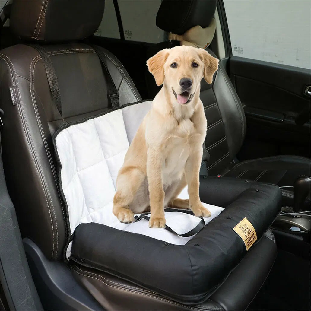 Waterproof Dog Car Seat Bed With Pad Cover 3 Flexible Sizes