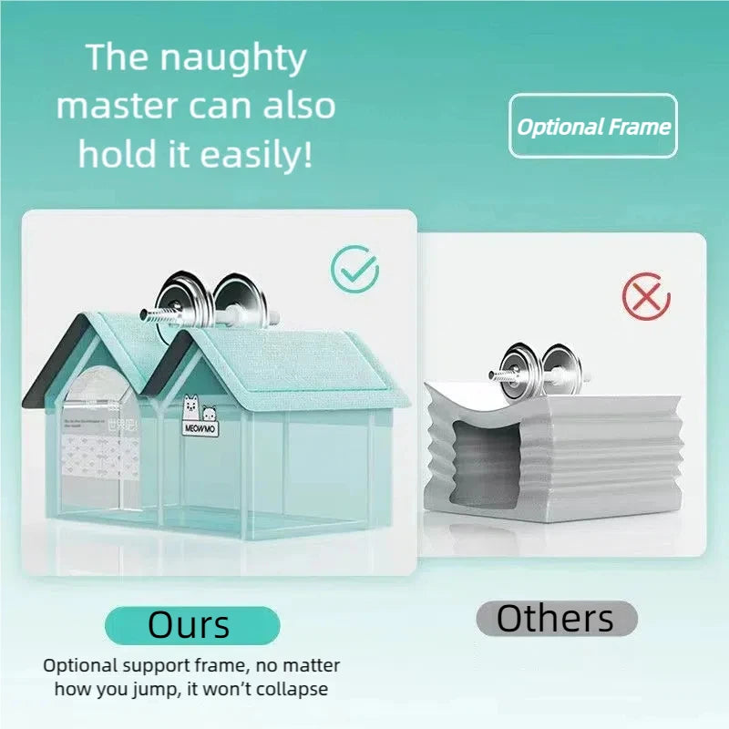 2025 New Cat Air Conditioning House With Frame Summer Cat Cooling Tool Nest Dog Ice House Dog Four Seasons Cat Pet Ice House