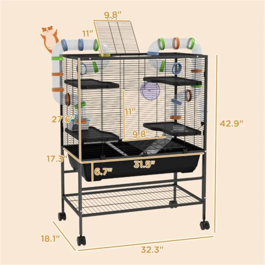 Hamster Cage SwishipShip Plastic Non Toxic Small Animal Habitat