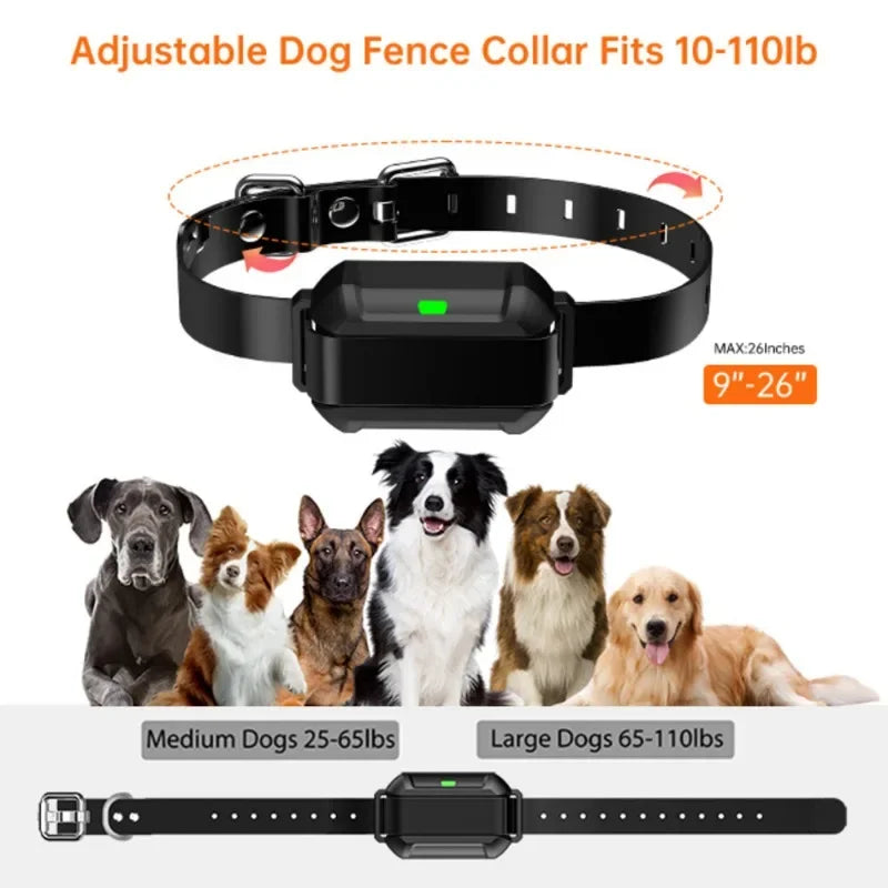 3in1 High Precision Radar Fence System Up To 1 Acre For Dogs