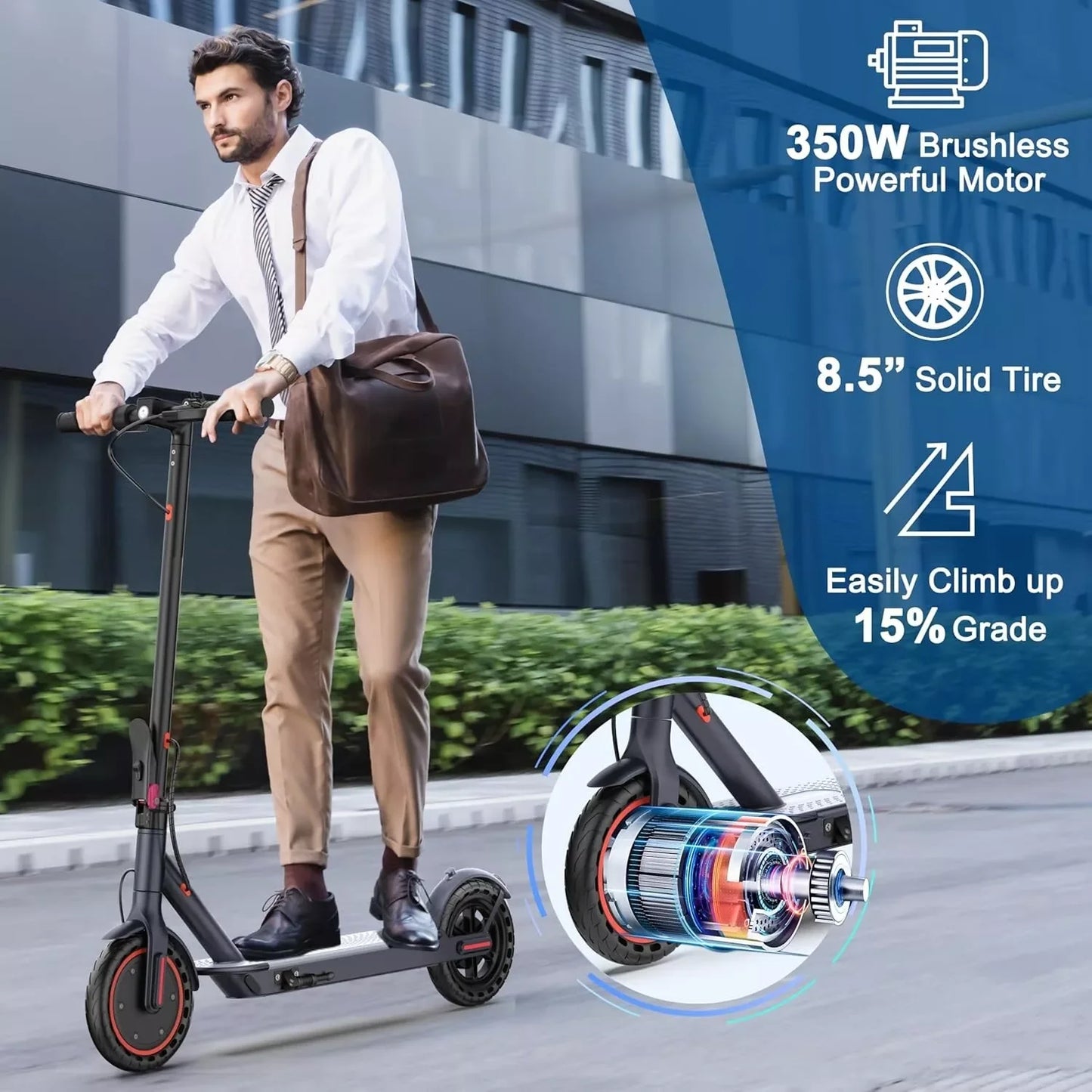 Ladped LP60 Electric Scooter 350W Folding 19MPH