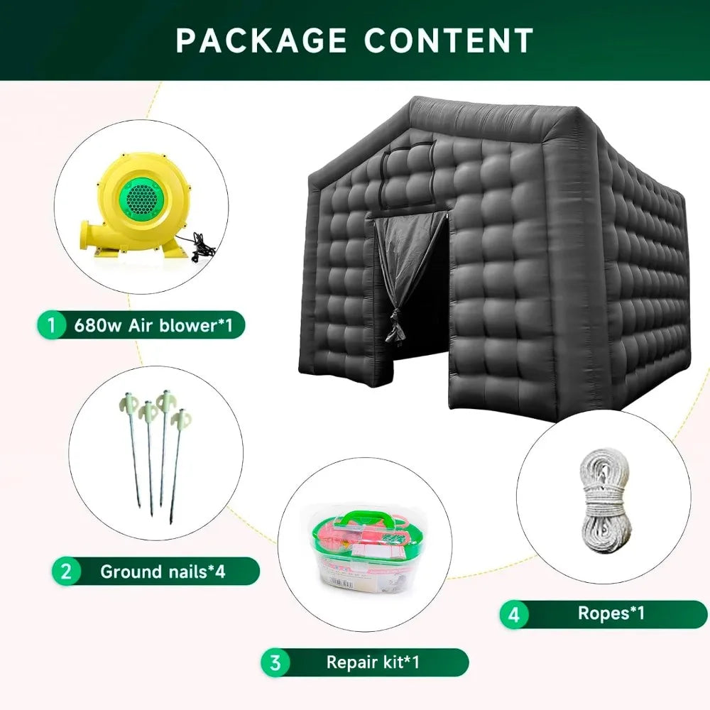 Inflatable Night Club Tent Cube House for Teens and Adults