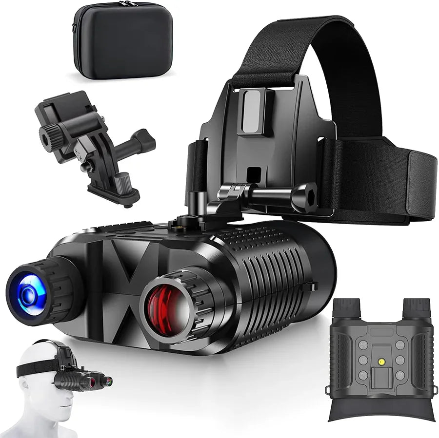 NV8160 Head Mounted Dual Tube Night Vision Device 8X Helmet
