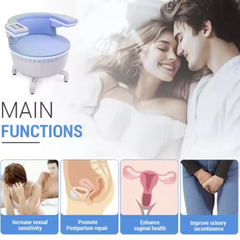 2025 EMS Electromagnetic Non Invasive High Quality Professional EMS Pelvic Floor Muscle Stimulator Chair Postpartum Repair Machine