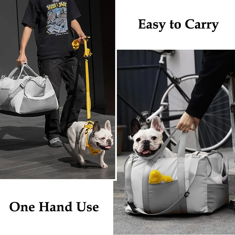 2025 New Waterproof Dog Booster Car Seat Breathable Luxury Dog Car Seat Dog Bed Outdoor Travel Pet Nest