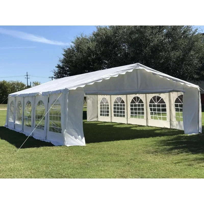 32x16 White PVC Tent for Weddings and Events Waterproof Gazebo