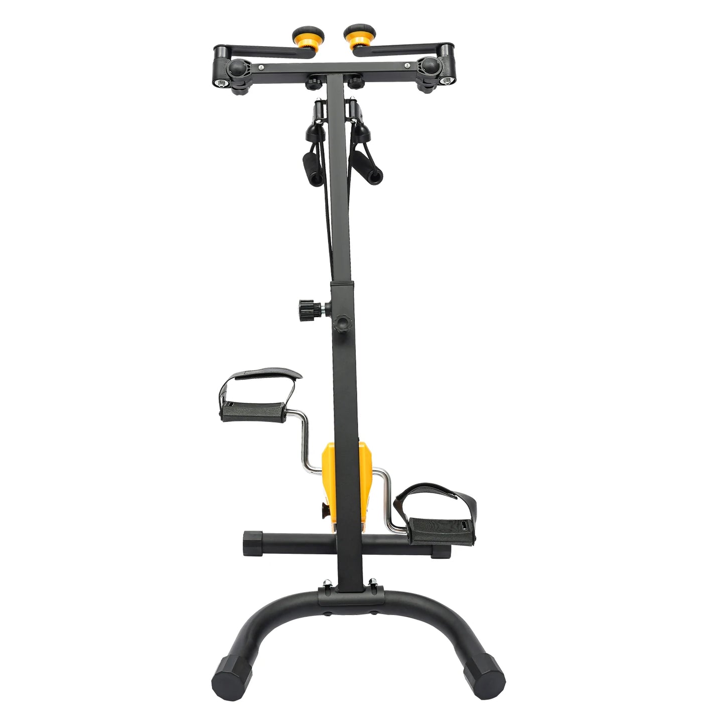 Folding Pedal Exercise Bike Height Adjustable Fitness Equipment for Seniors Home Cycling Gym with All Accessories