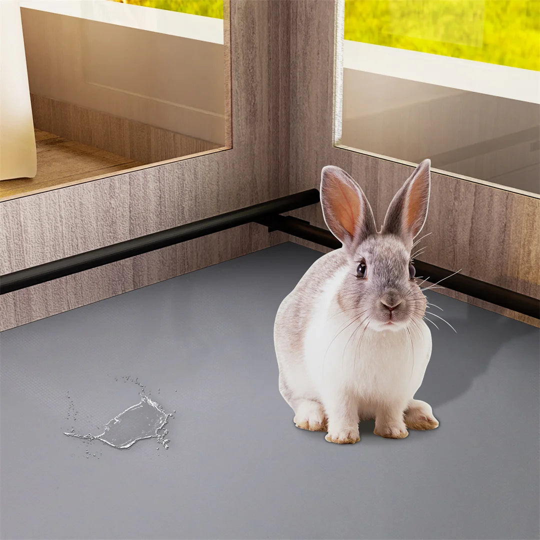 Tempered Glass Pet Whelping Box With Waterproof Pad