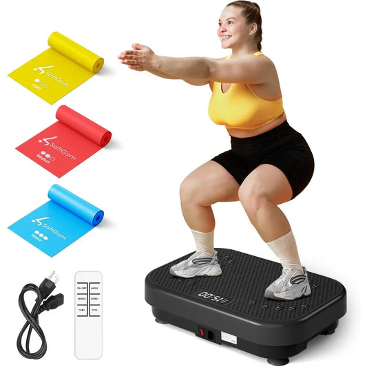 Weight loss shaker, vibration board 400 lb capacity full body exercise vibration platform, home fitness shake board