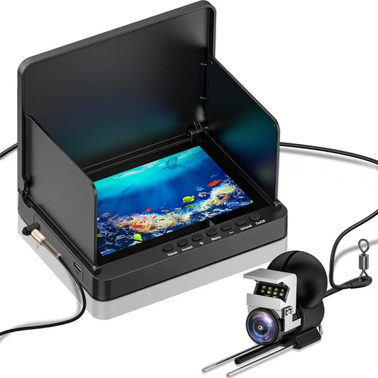 HD LCD Portable Fish Finder 100ft Cable Infrared Night Vision
