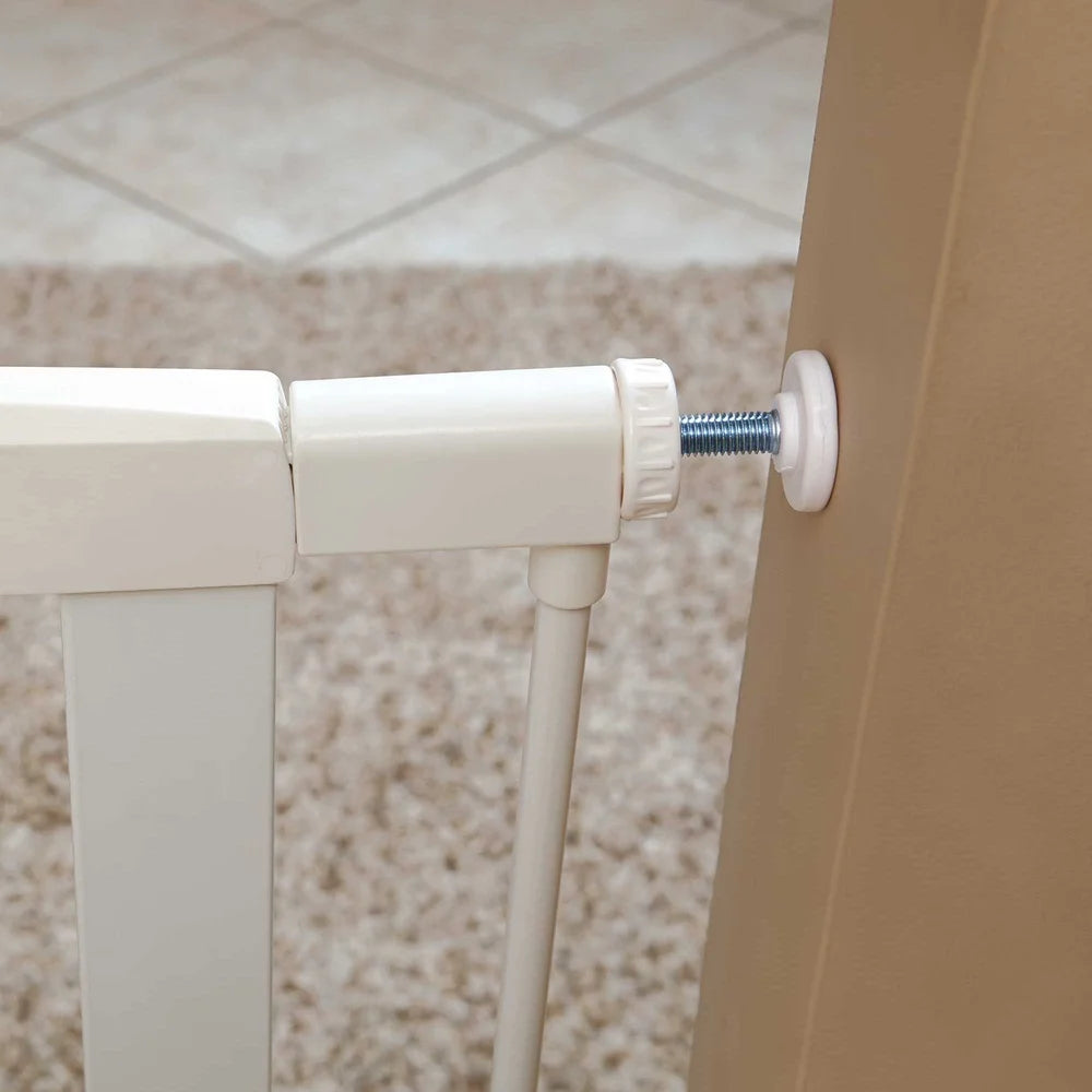 Walk Through Steel Pet Gate Pressure Mounted Dog Gate