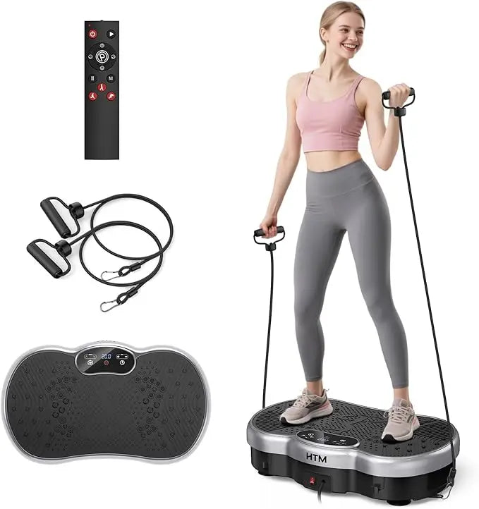 HTM Vibration Plate Exercise Machine Silent 120 Speed Levels