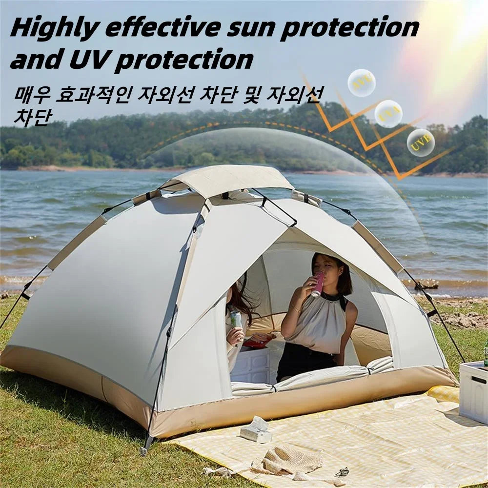 Waterproof Camping Tent For 2 3 Person One Touch Ultralight