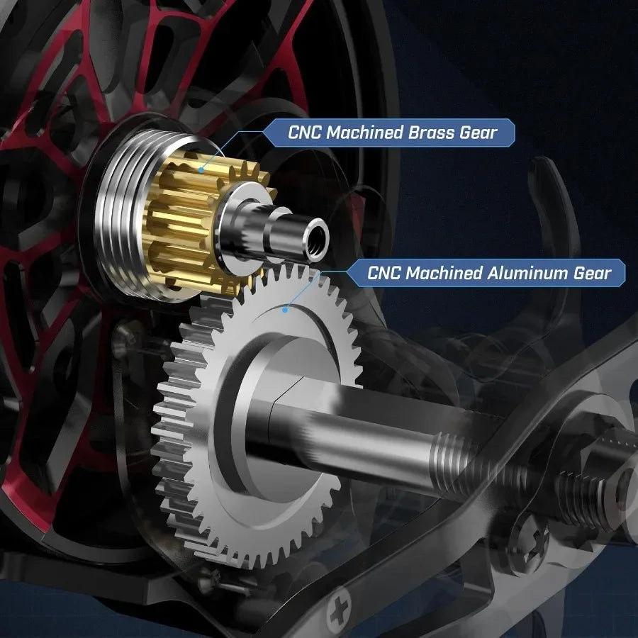 ICX Frost Ice Fishing Reel With Magnetic Drop System