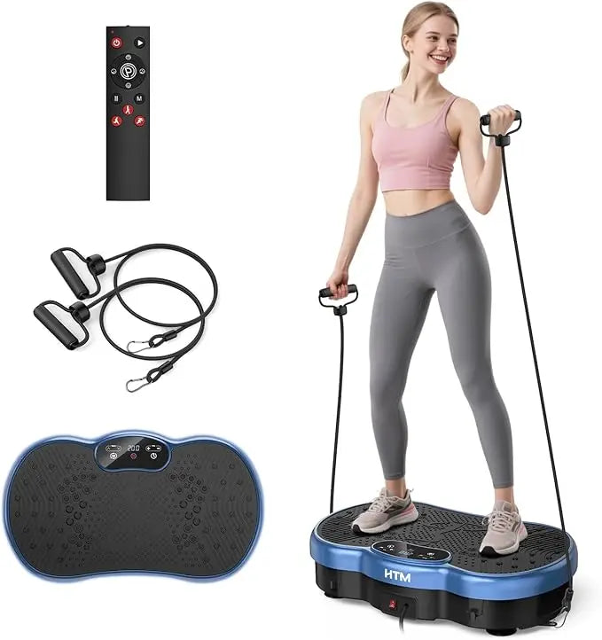 HTM Vibration Plate Exercise Machine Silent 120 Speed Levels