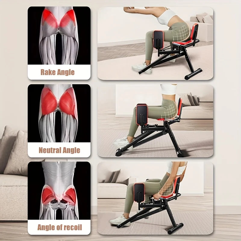 KBQ Hip And Thigh Exercise Equipment With Adjustable Resistance Ropes